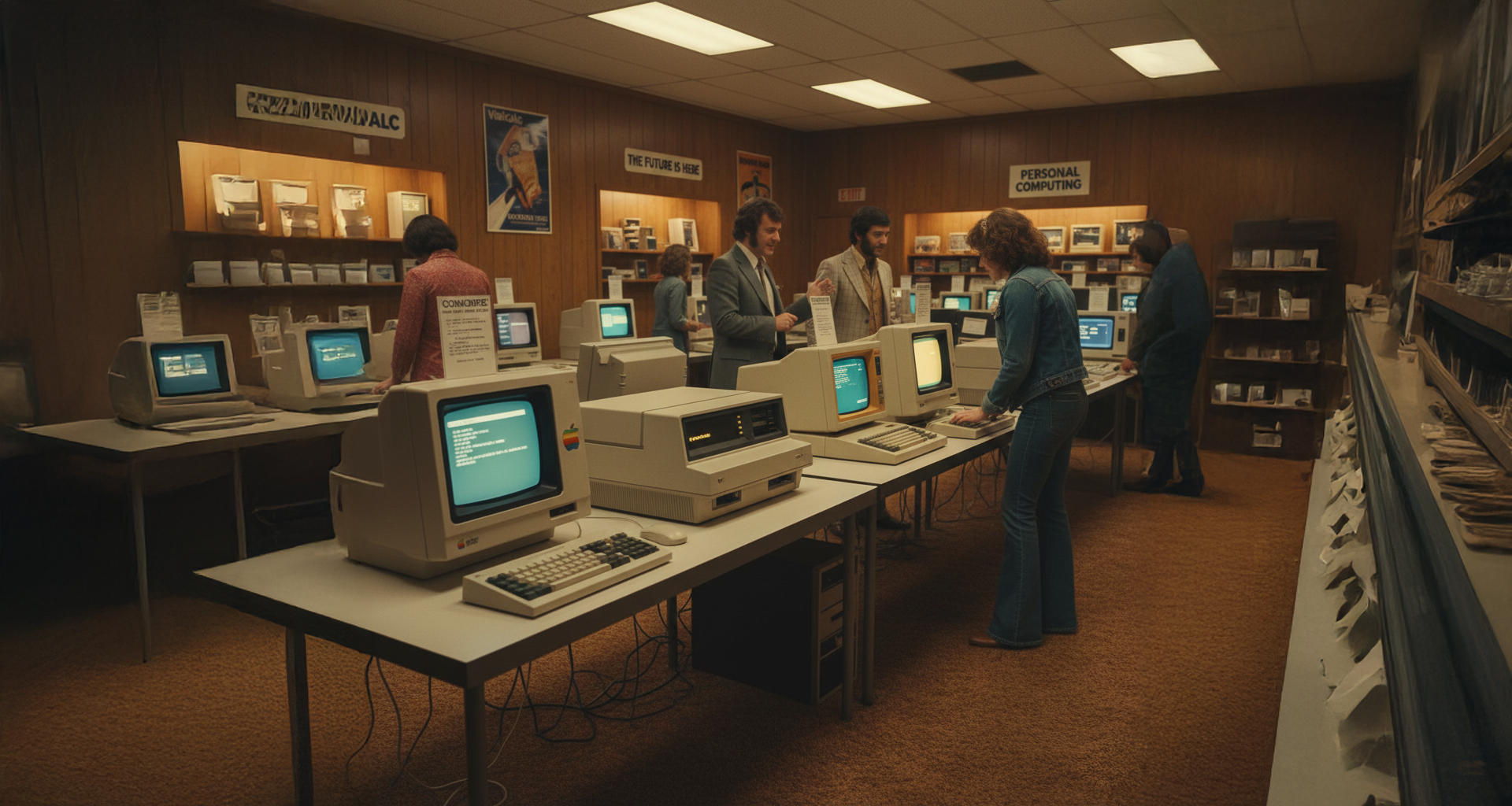 Перші комп'ютери на полицях магазинів