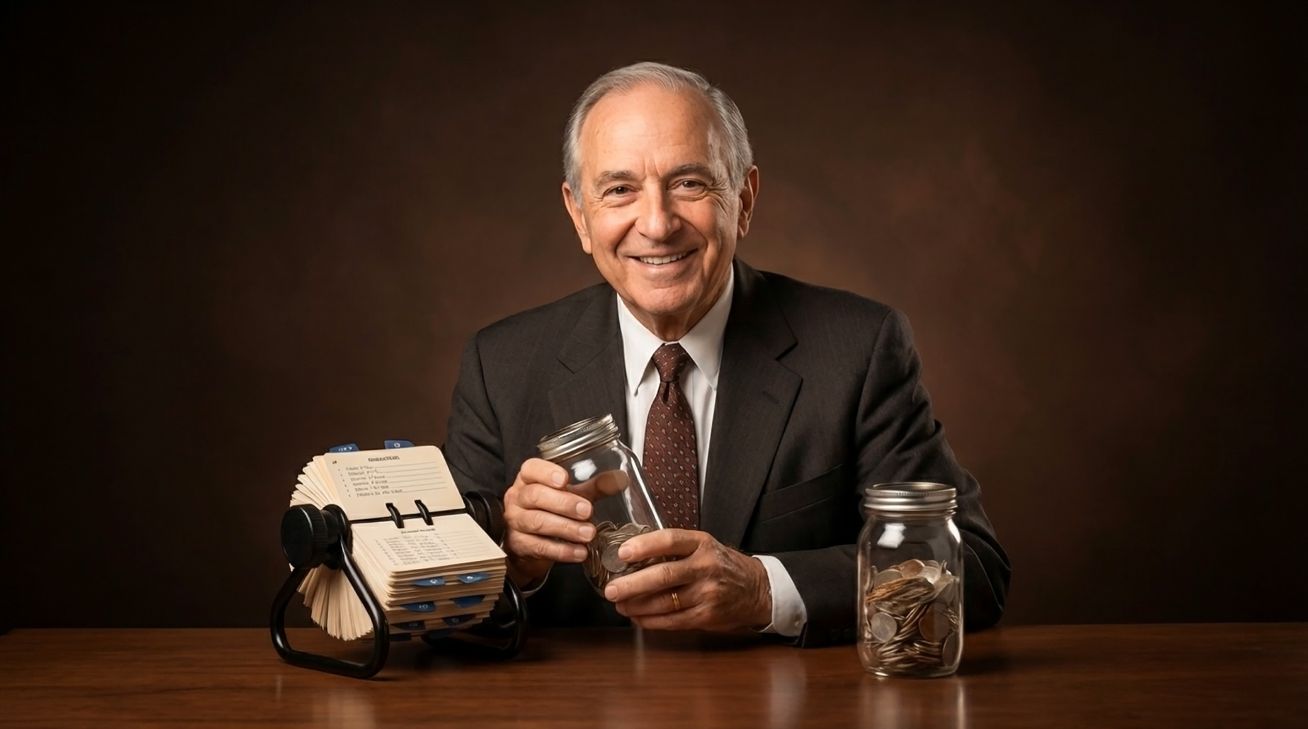 Арнольдом Наустанделом і його винахід&nbsp;Rolodex